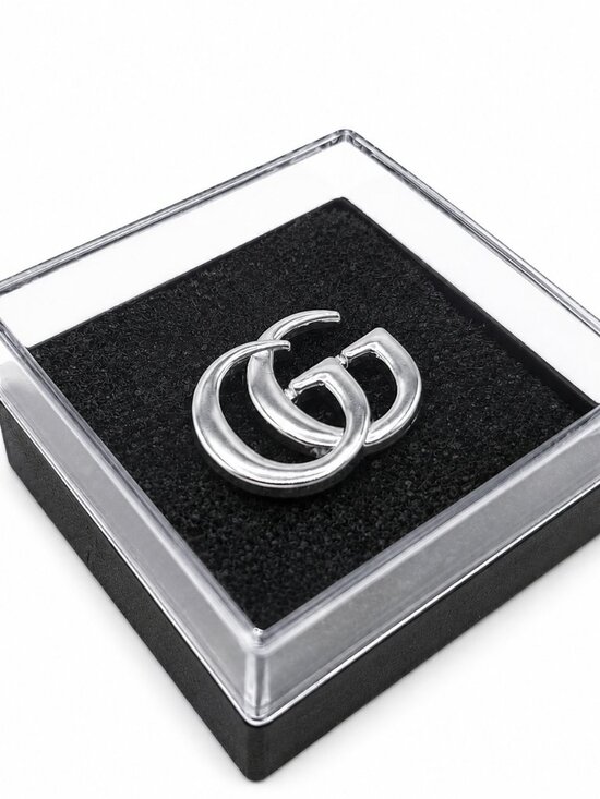 Gucci Jewelry - Small Vintage Gucci Interlocking G Tie Tack Pin Brooch